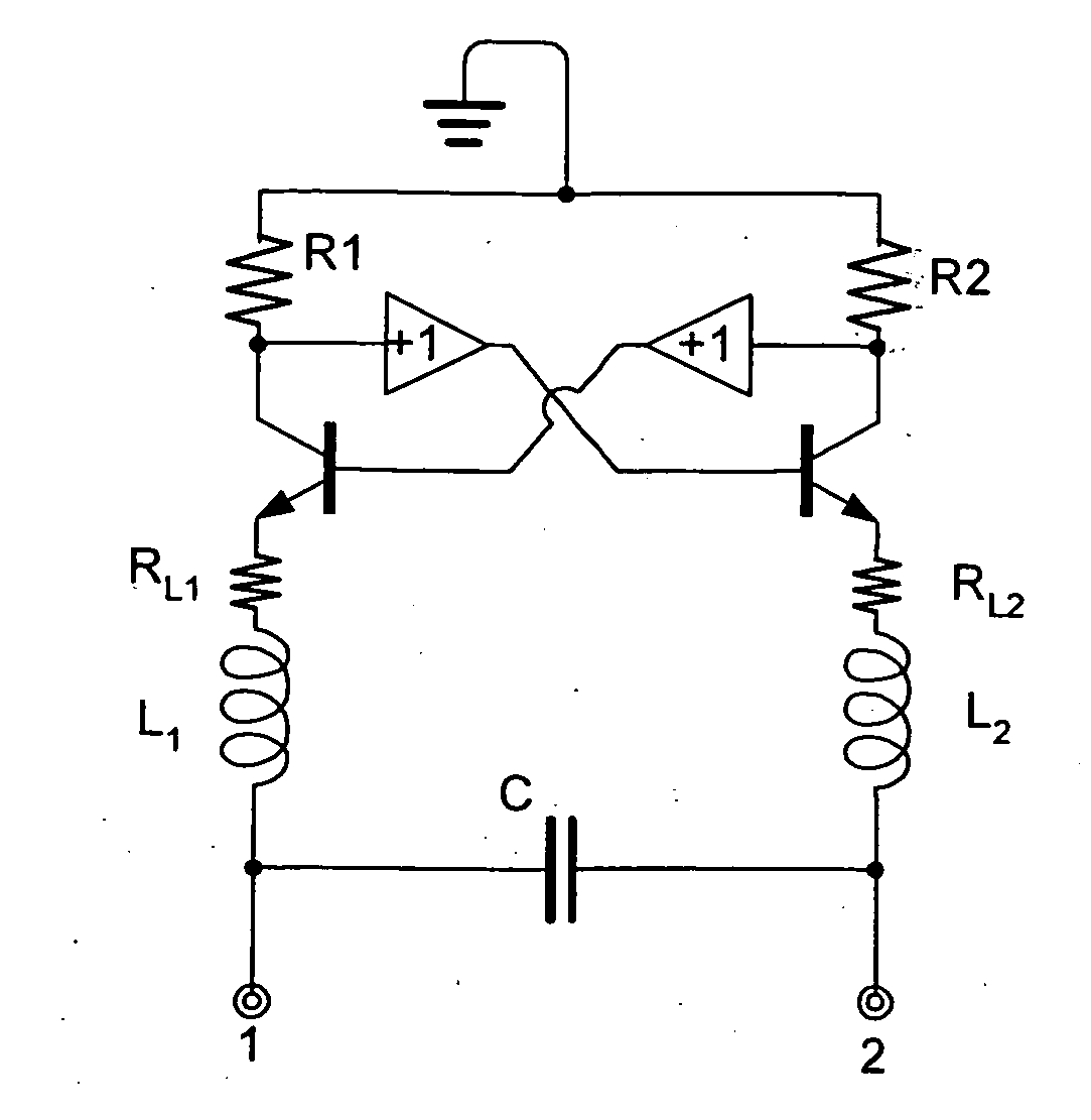 Q enhancement circuit and method