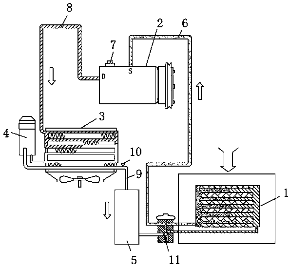 Automatic fire extinguishing system for power battery system of passenger vehicle and control method of automatic fire extinguishing system