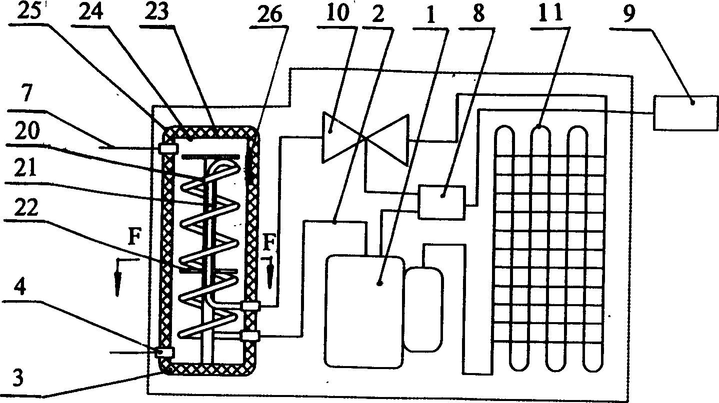 Air energy water heater