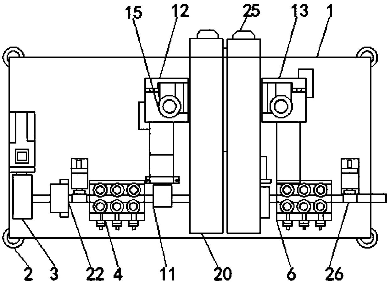 Glass fiber cutting device