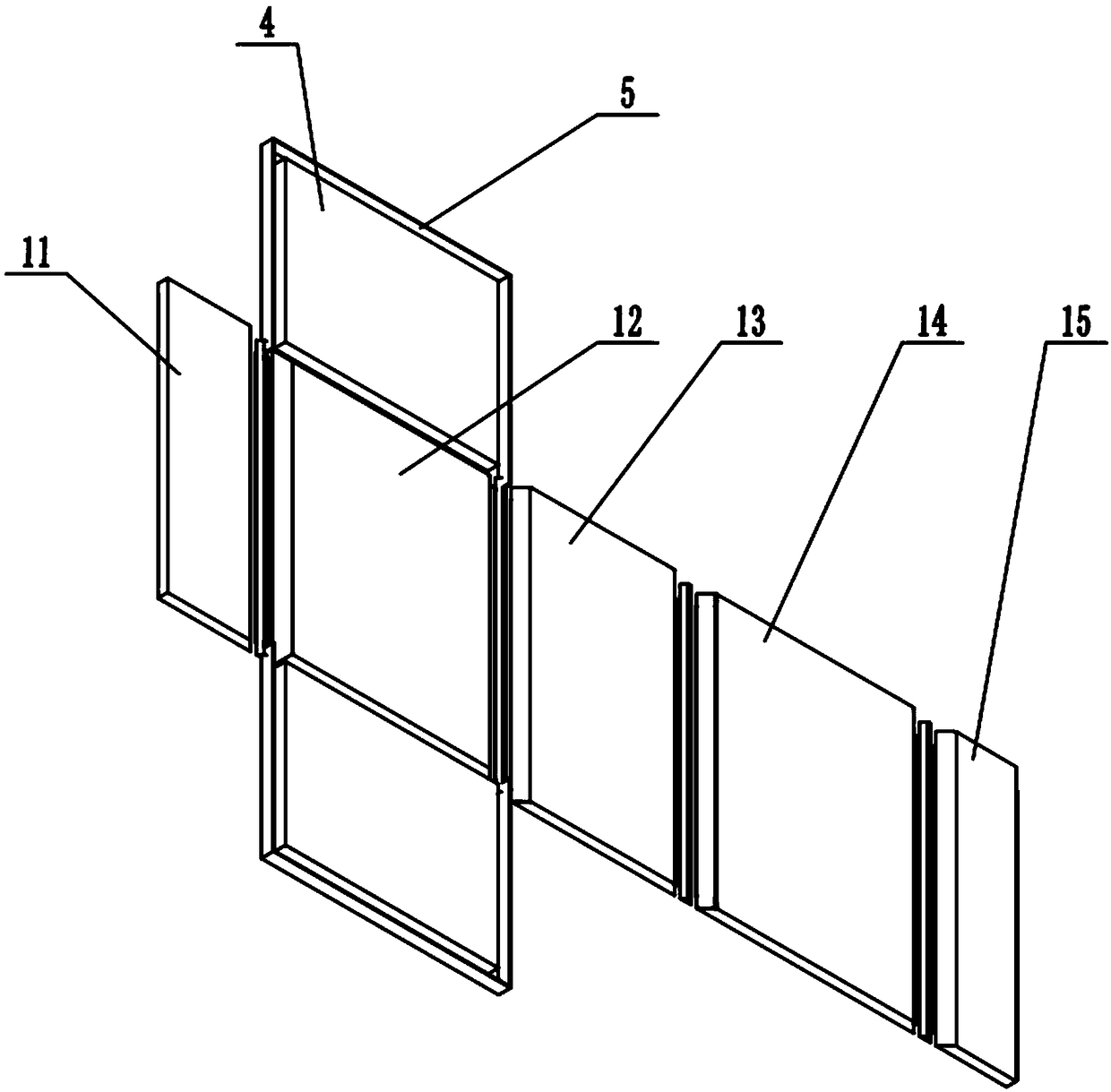 Express packaging container rental circulation system