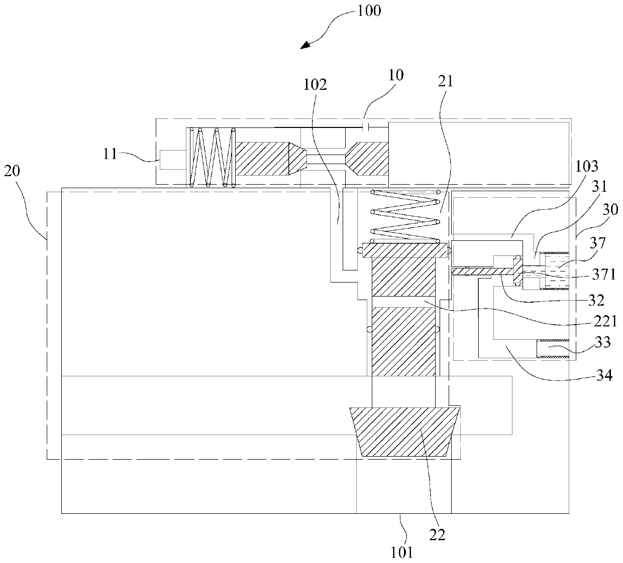 Pneumatic electromagnetic valve and flight vehicle