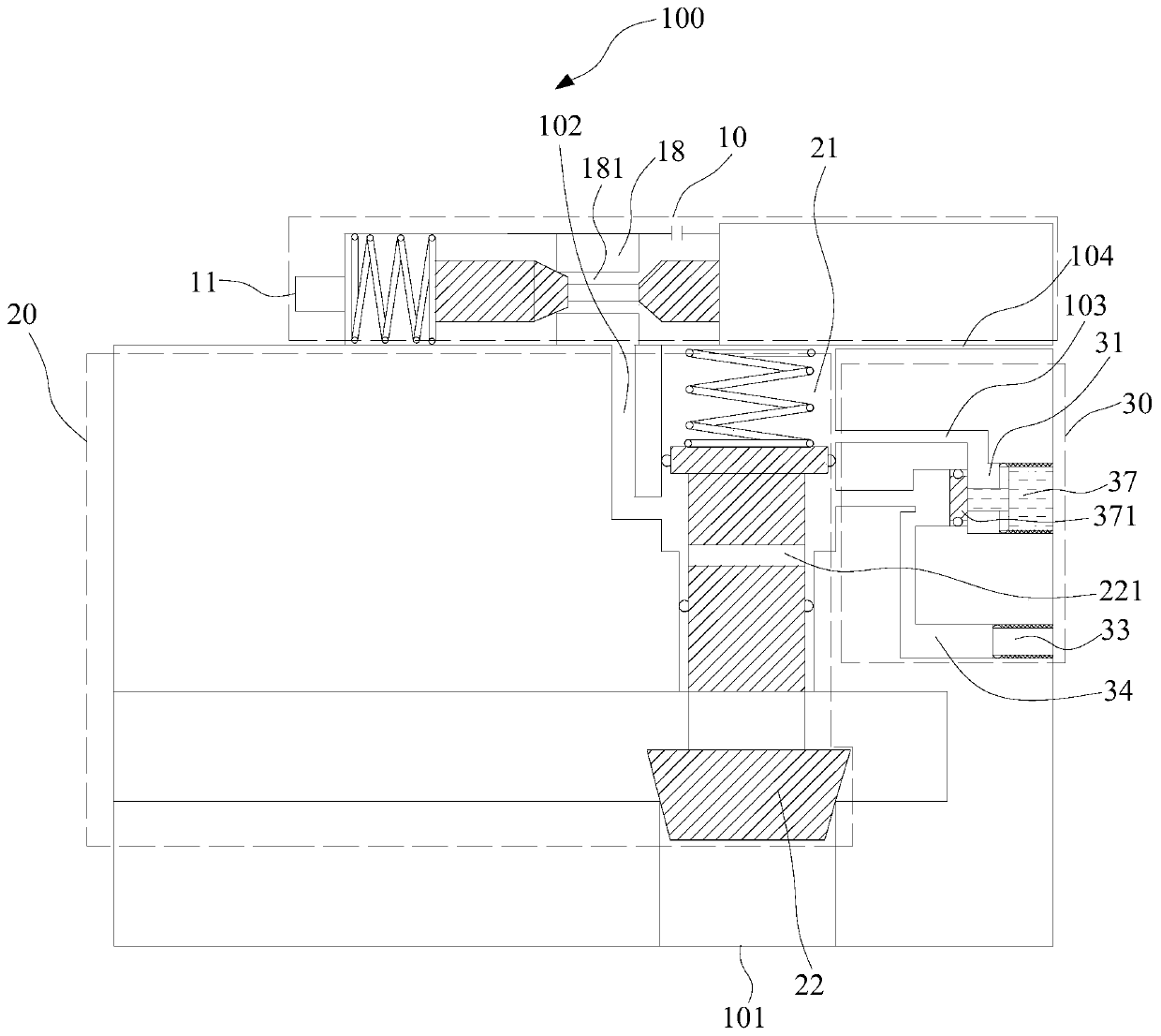 Pneumatic electromagnetic valve and flight vehicle