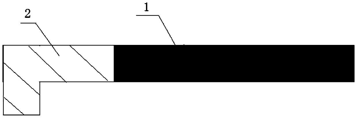 Strong-combined composite material plate