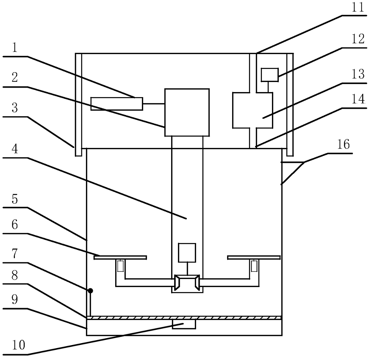 Stirring method of an energy-saving rotary barium meal stirring device