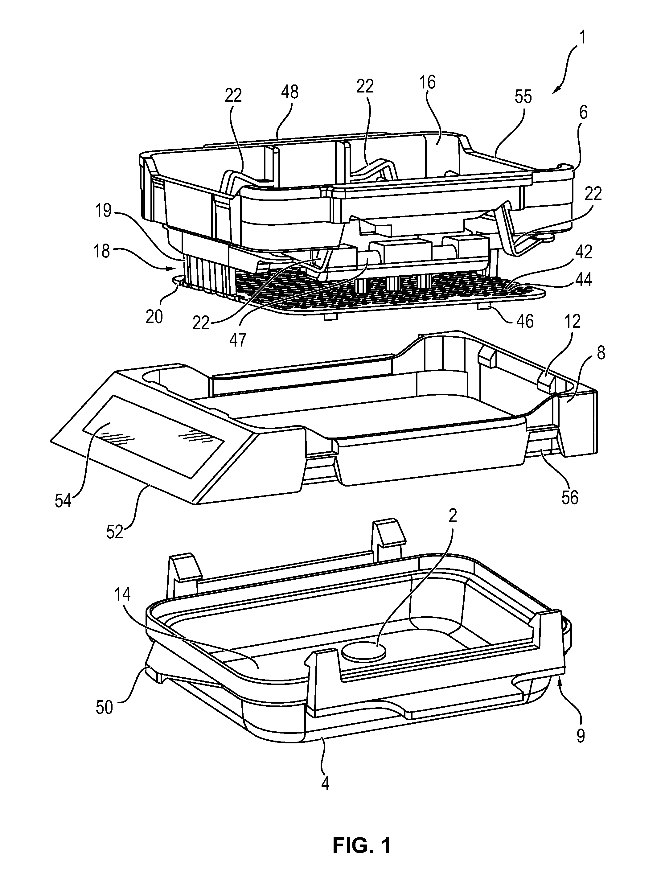 Tissue cassette with biasing element