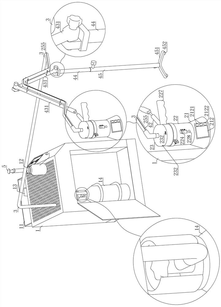 Traditional Chinese medicine aerosol temperature control impact therapeutic apparatus