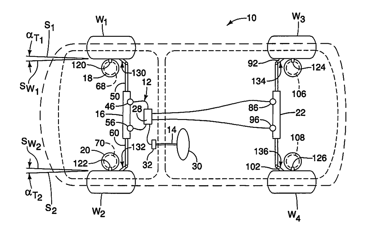 Vehicle adaptive steering control apparatus