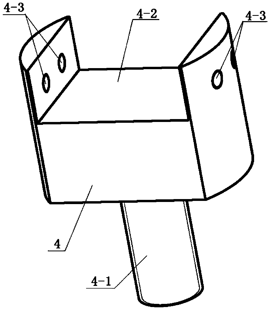 Device for performing double curvature sheet bending and forming by utilizing electronic universal testing machine