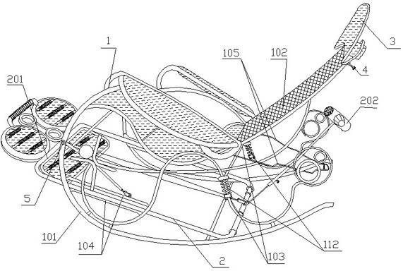 Rocking chair with automatic back-beating function