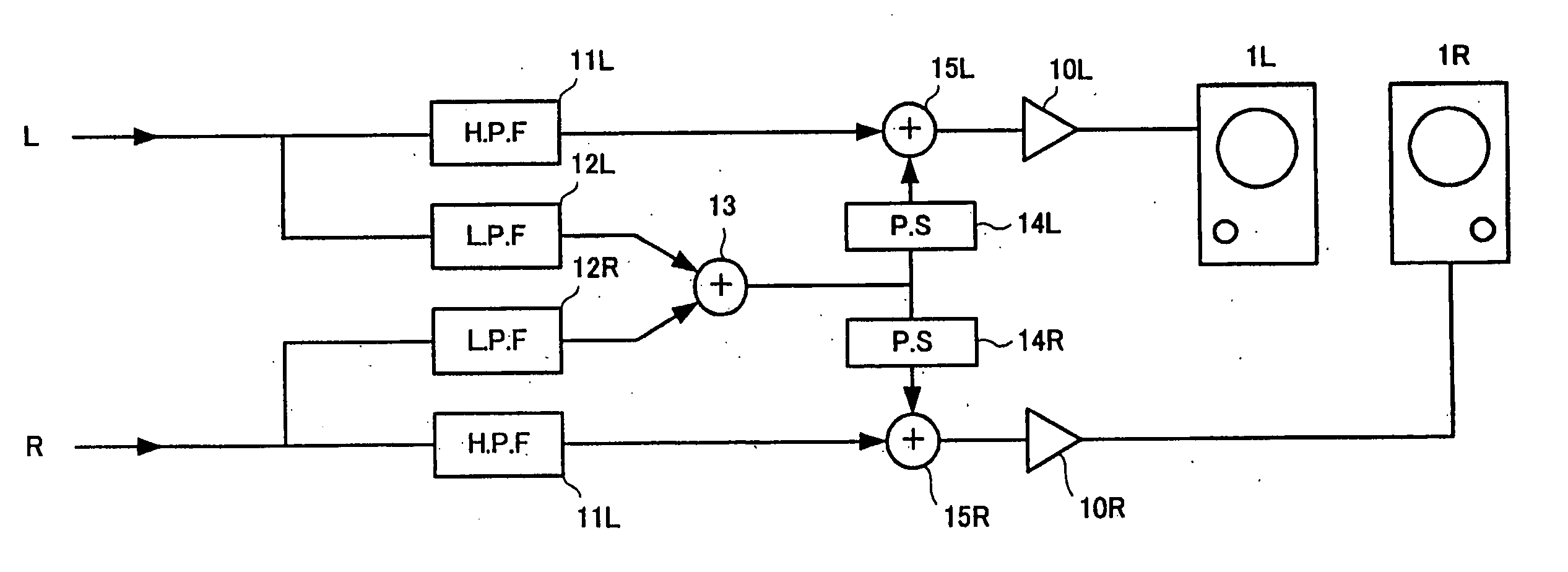 Speaker system, audio amplifier and audio system