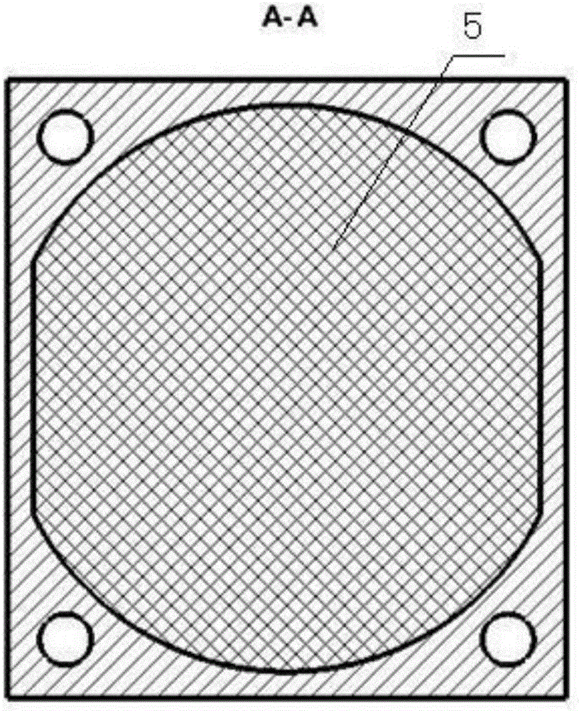 High-power truncated microwave output window