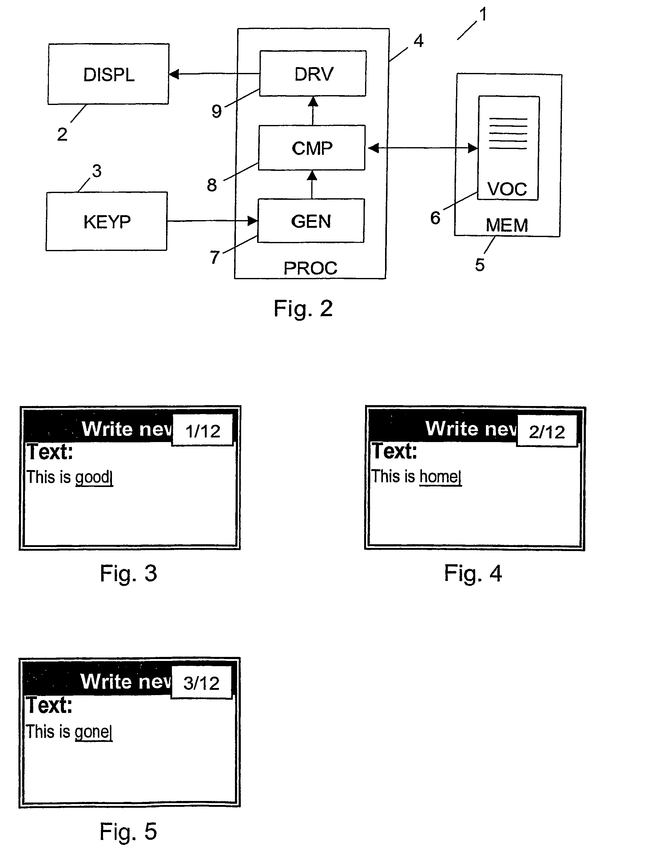 Entering text into an electronic communications device