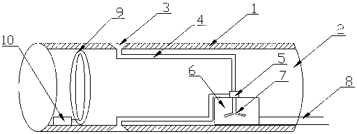 Pipe jacking machine capable of improving safety performance