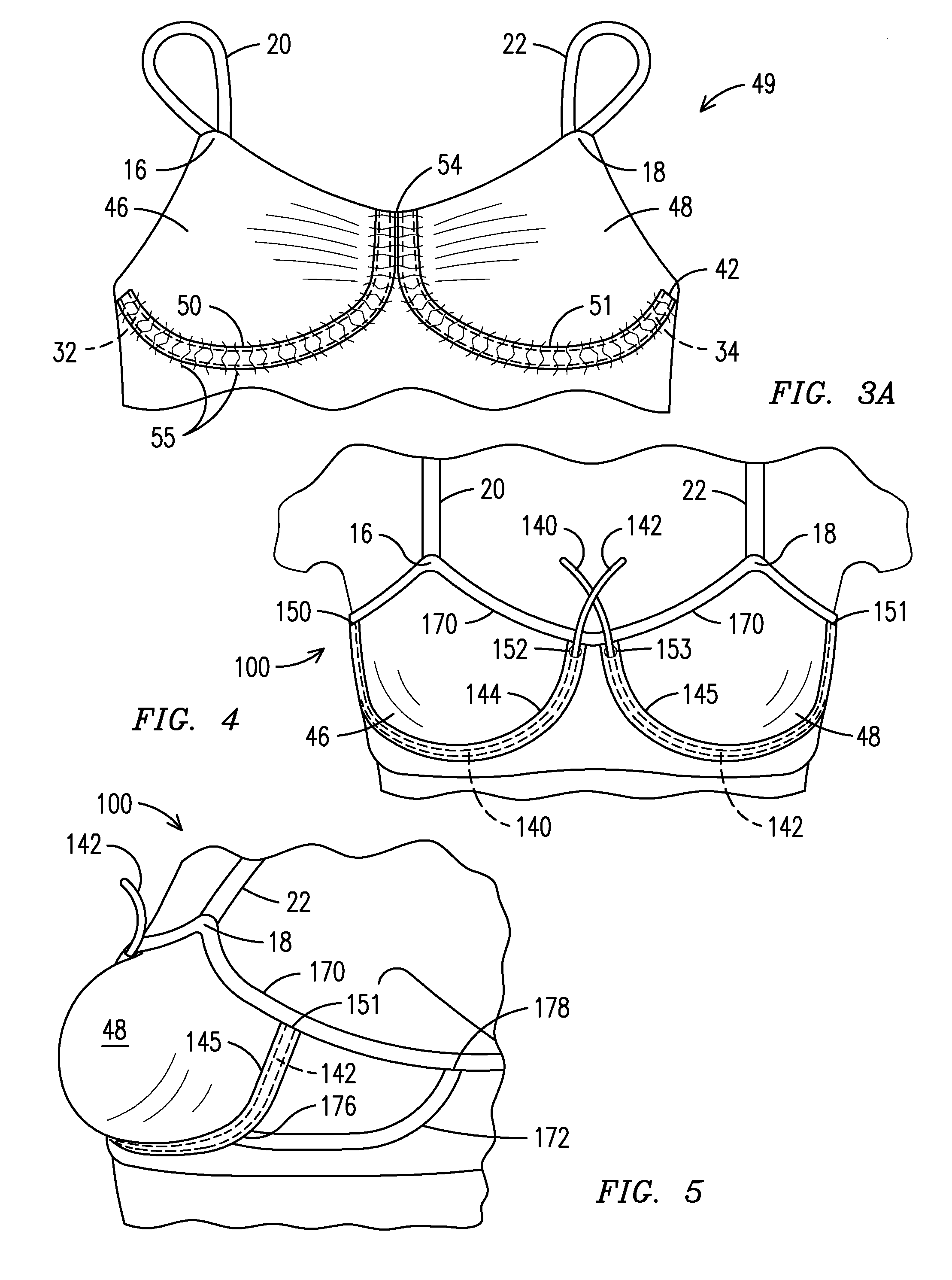 Breast shaping and lifting support garment