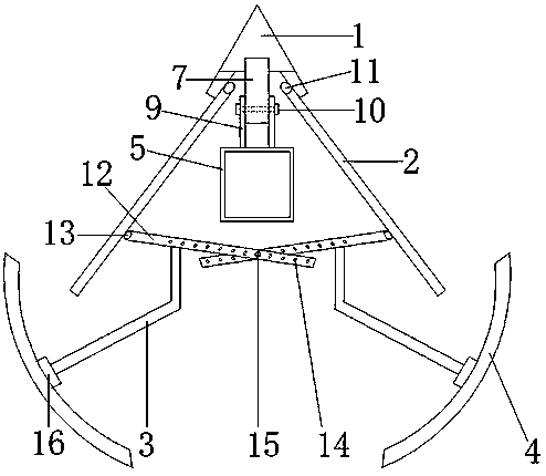 Nutrition pot sowing and burying device