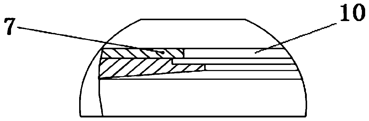 A compression device for vortex air flow test tooling