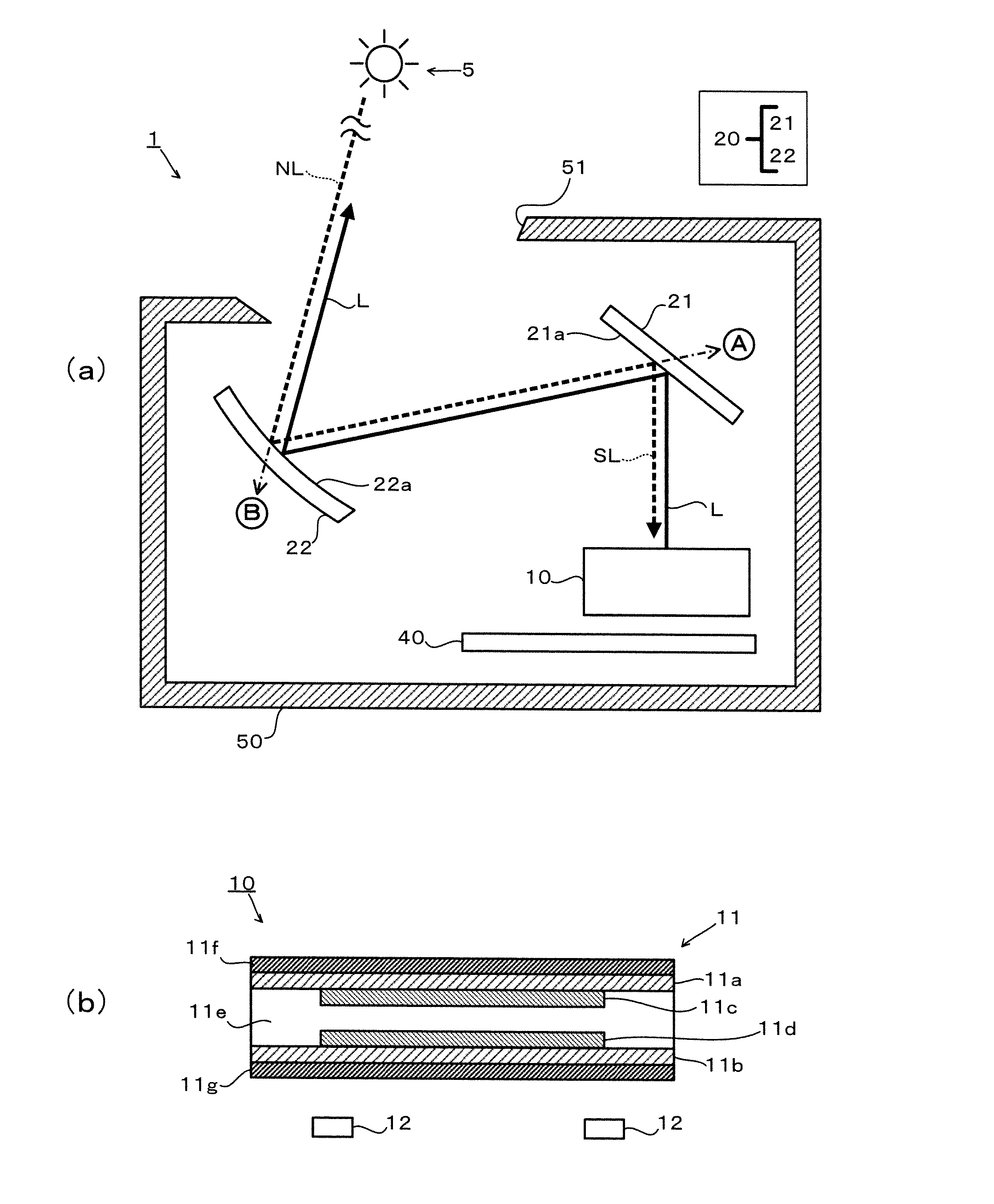 Head-up display device