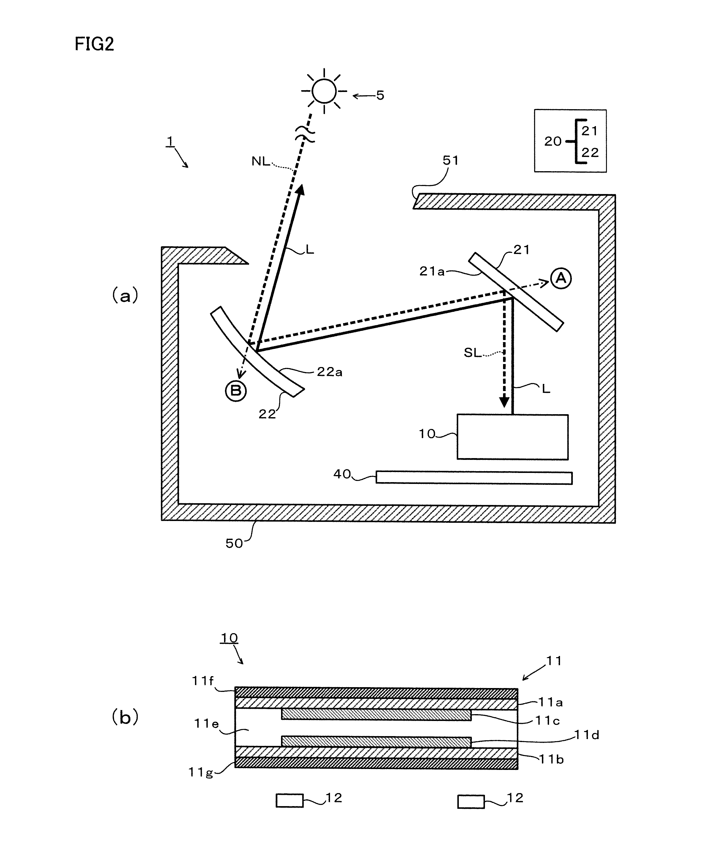 Head-up display device