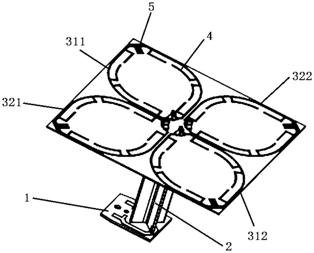 Low-frequency radiation unit and antenna array