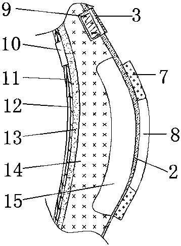 Sports knee cap with thermal insulation function