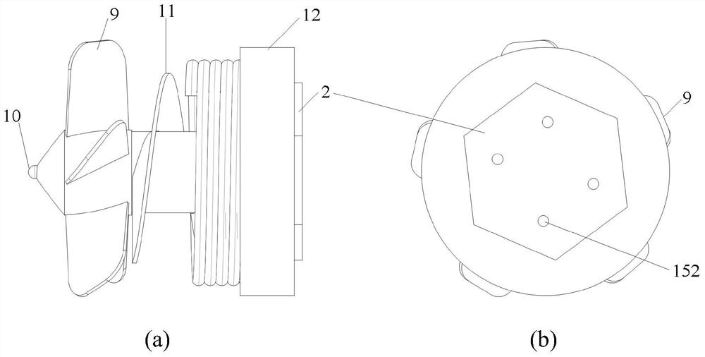 A kind of paraffin wax cleaning operation pipeline robot