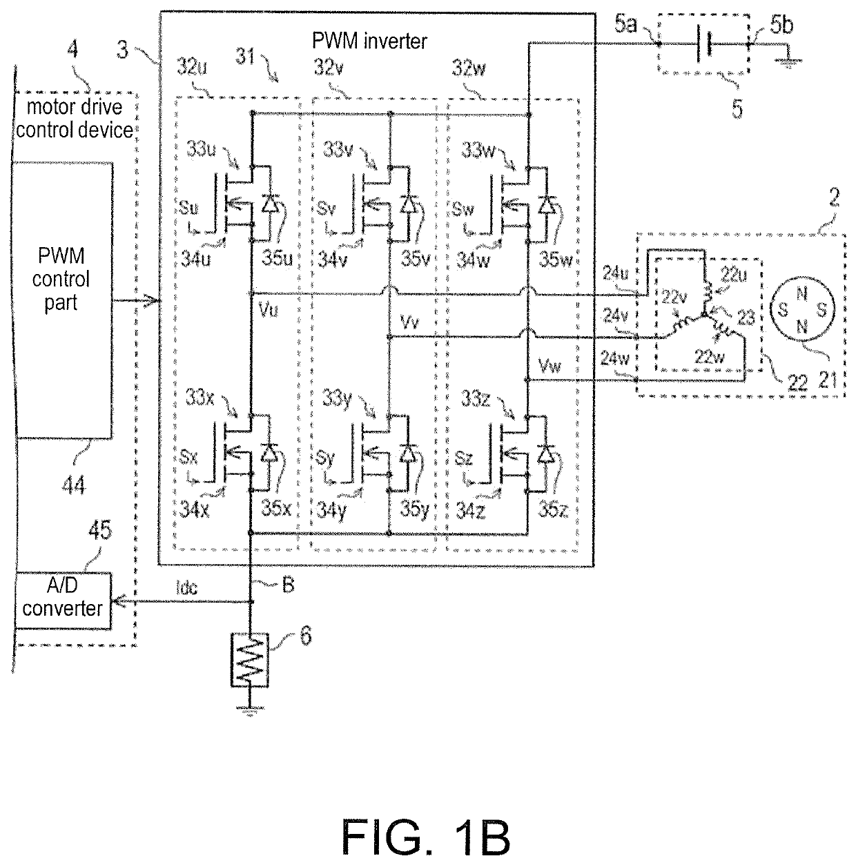 Motor drive control device, motor system, and air blowing device