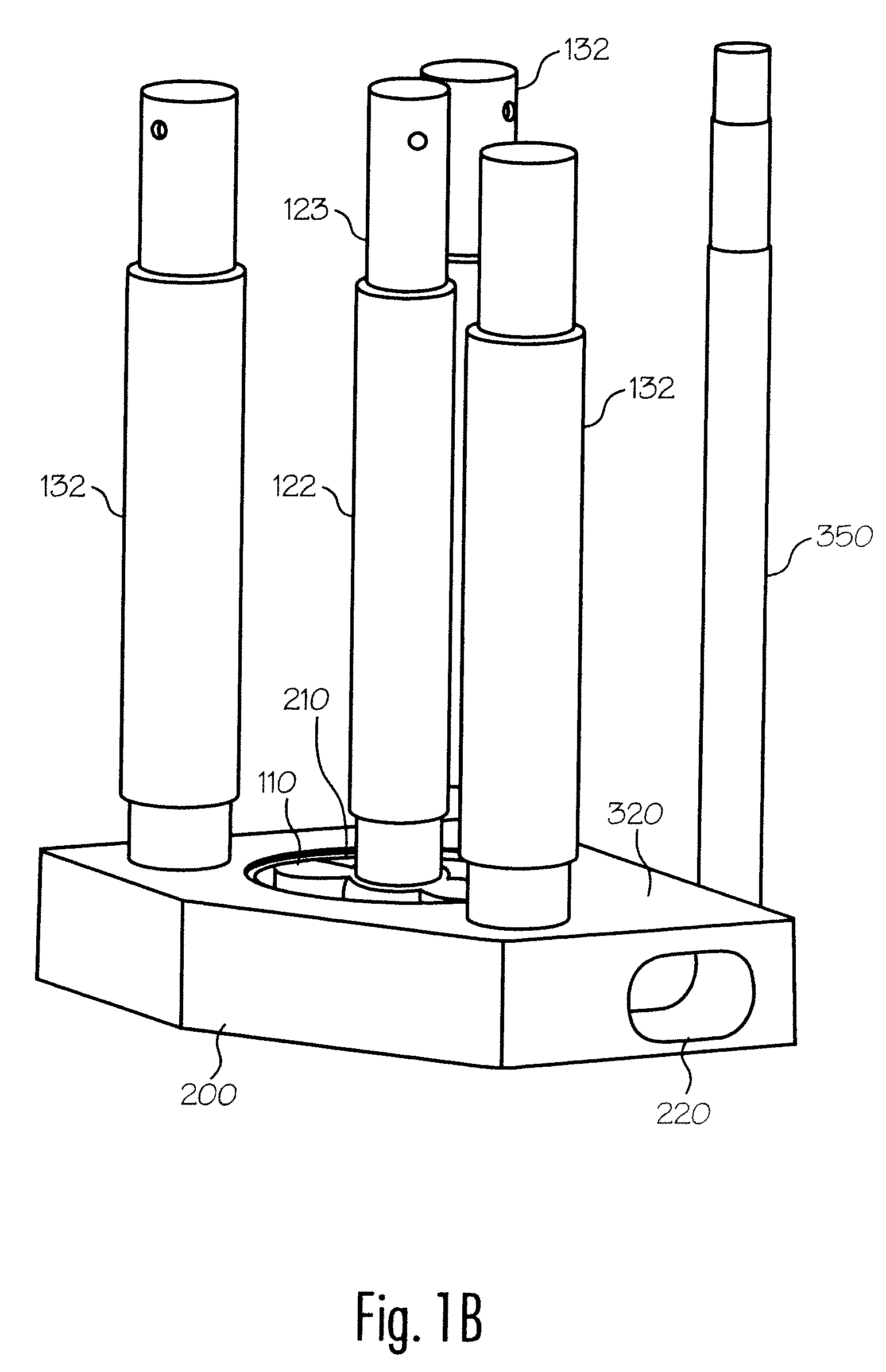 Gas transfer foot