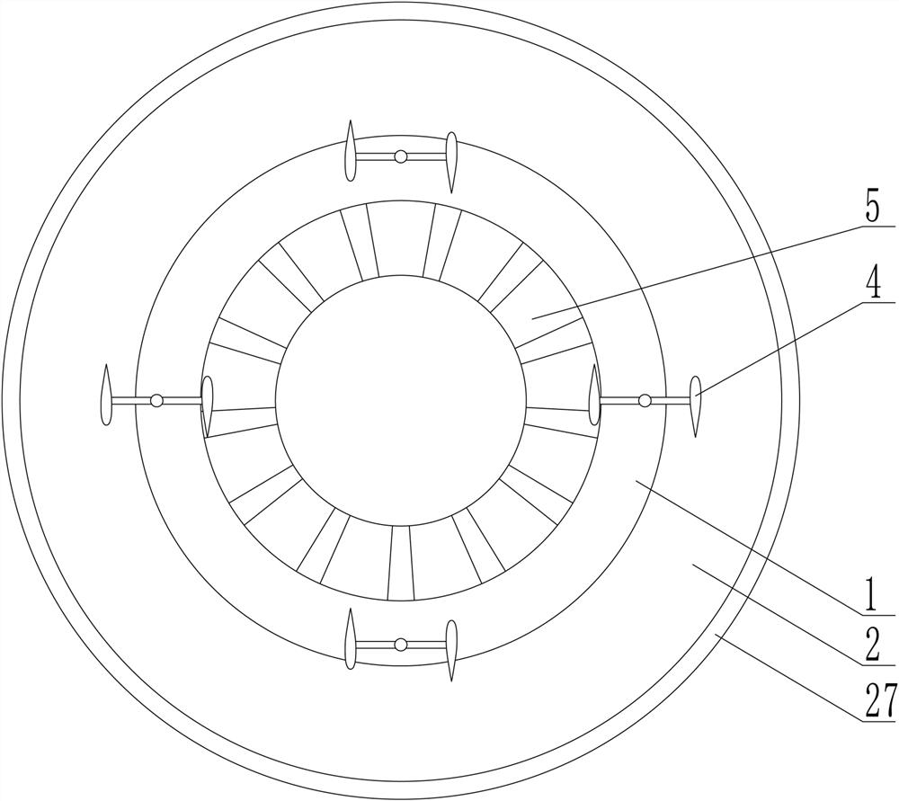 Ocean buoy utilizing solar energy, wind energy and ocean current energy for complementary power generation and energy supply and method