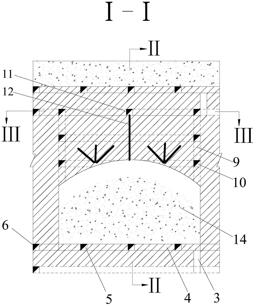 Liquid carbon dioxide blasting induced caving mining method