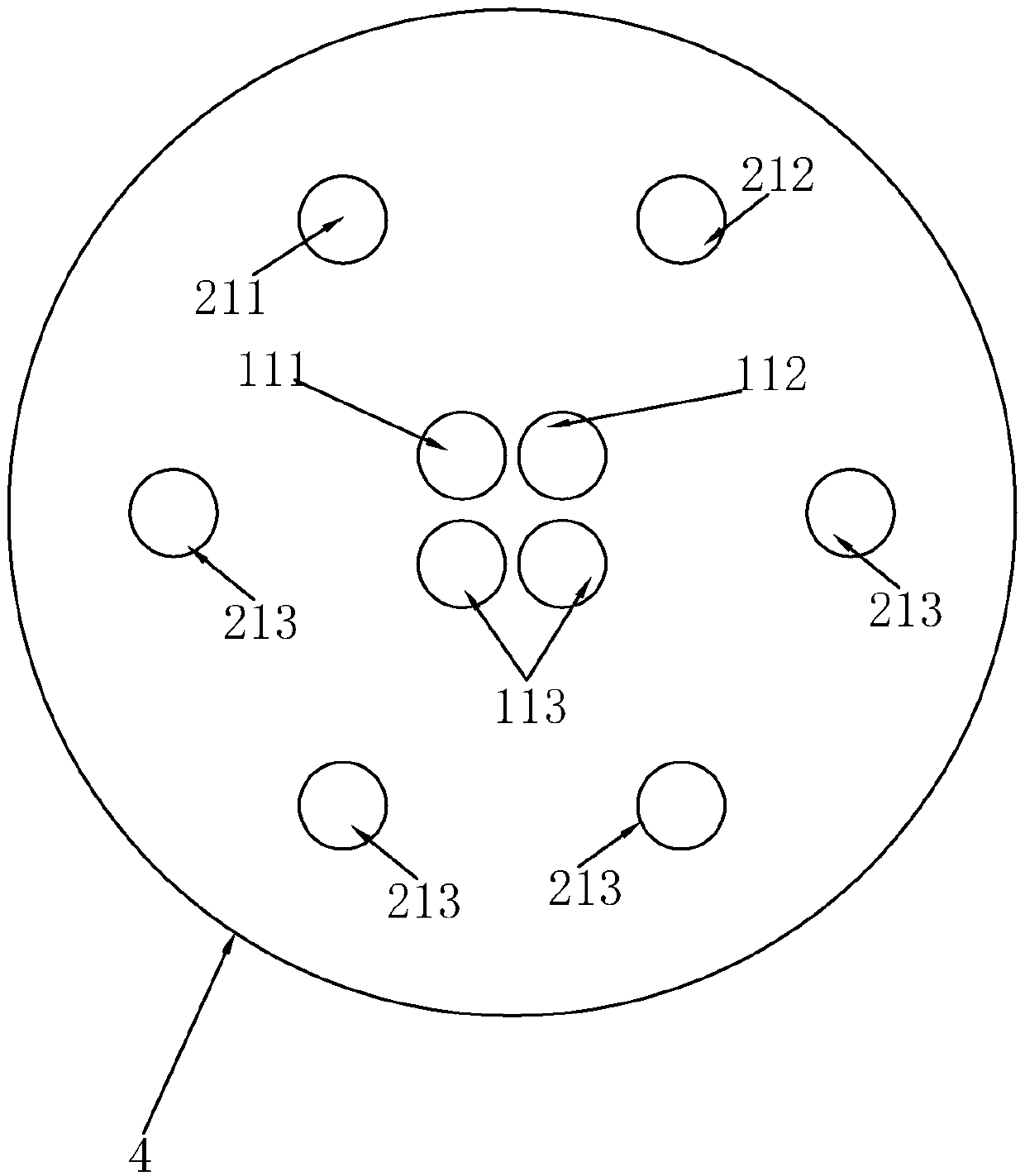 Array arrangement circuit for measuring heart rate and blood oxygen