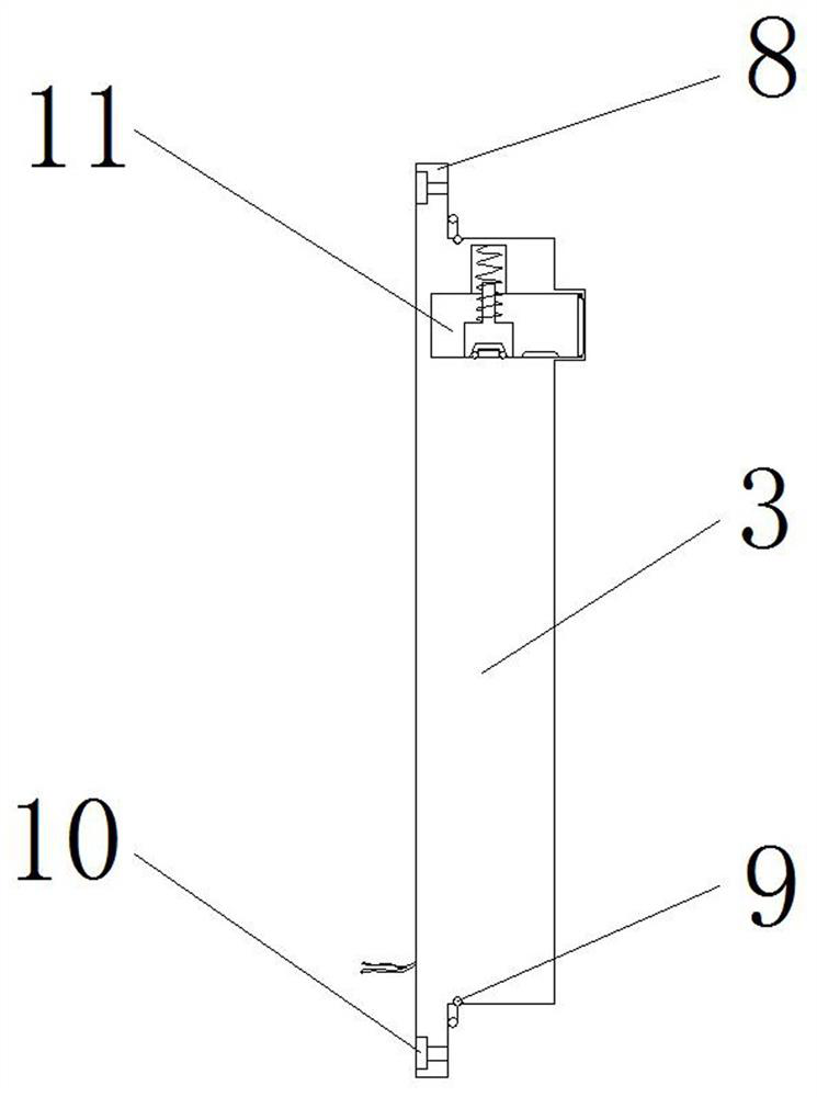 Charging port waterproof structure of smart watch