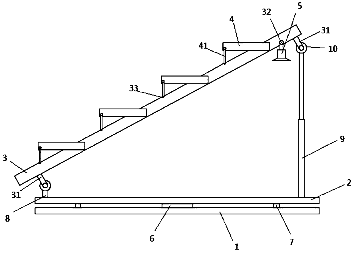 Screw pepper planting frame