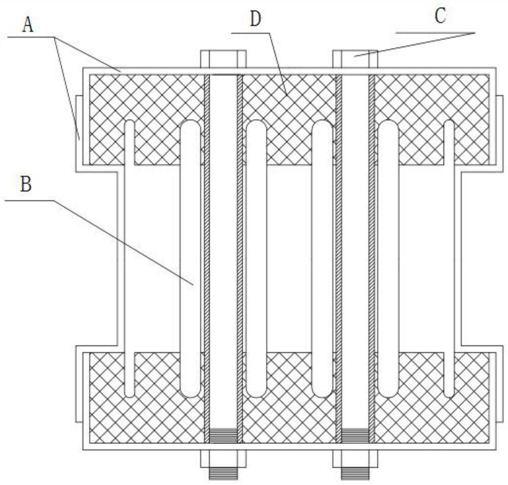 Small busbar combined all-insulated enclosed bus