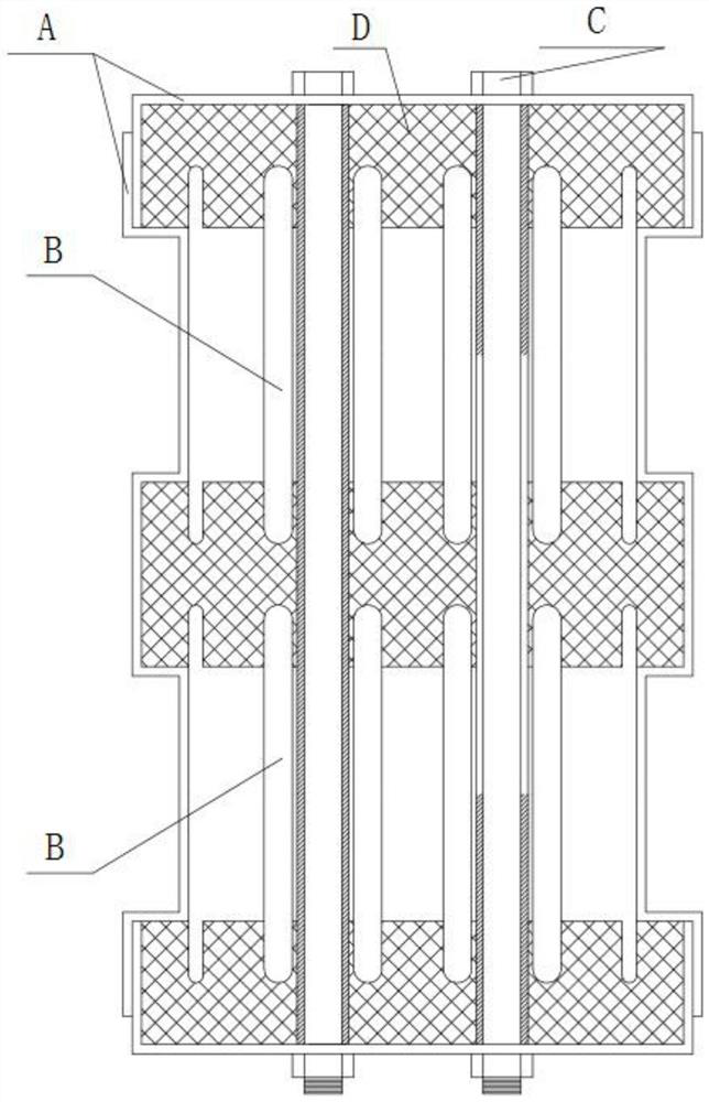 Small busbar combined all-insulated enclosed bus