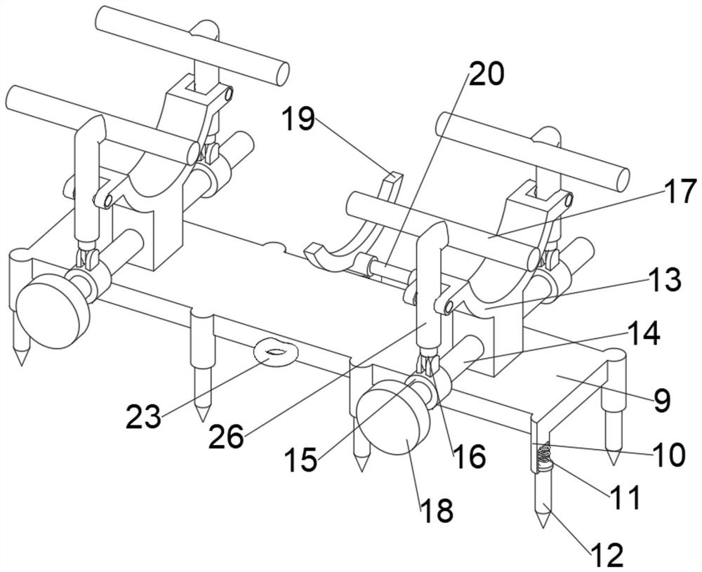 Underground pipeline installation centering device for hydraulic engineering construction