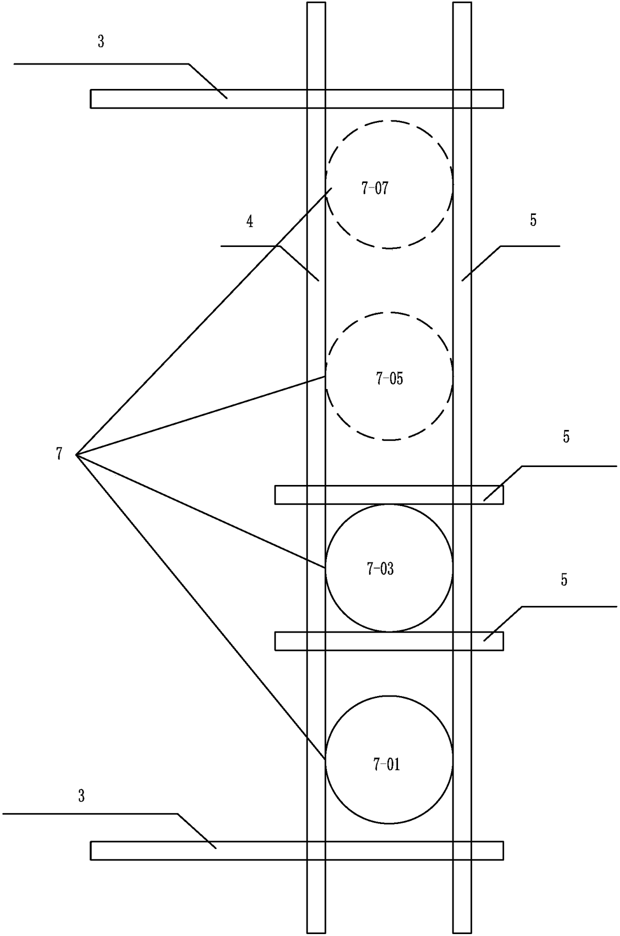 Cofferdam lead hole slotting and grouting construction method for deepwater hard rock steel plate pile