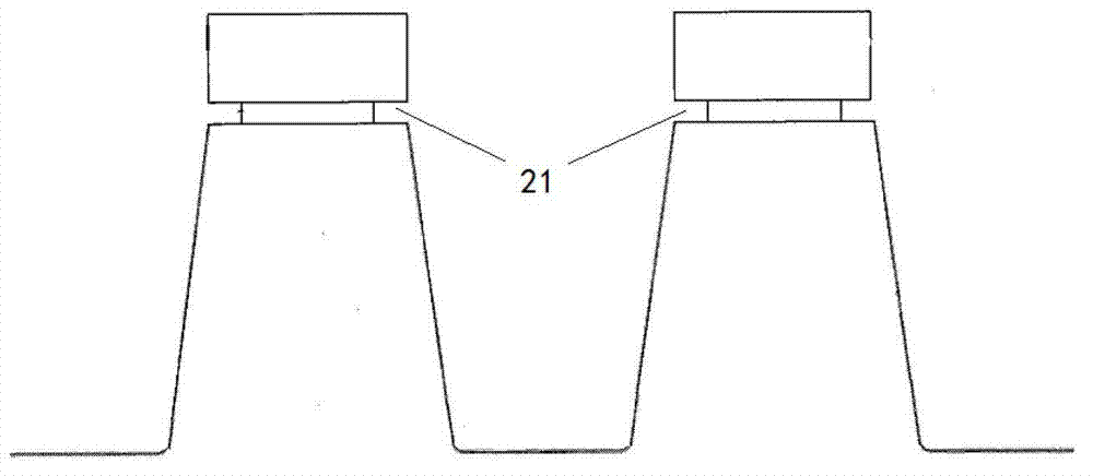 Hollow channel isolation region preparation method