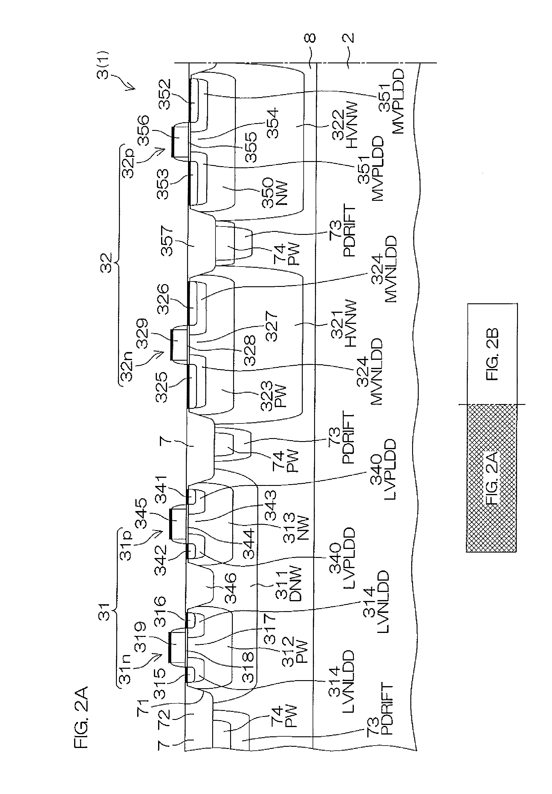 N-channel double diffusion mos transistor, and semiconductor composite device