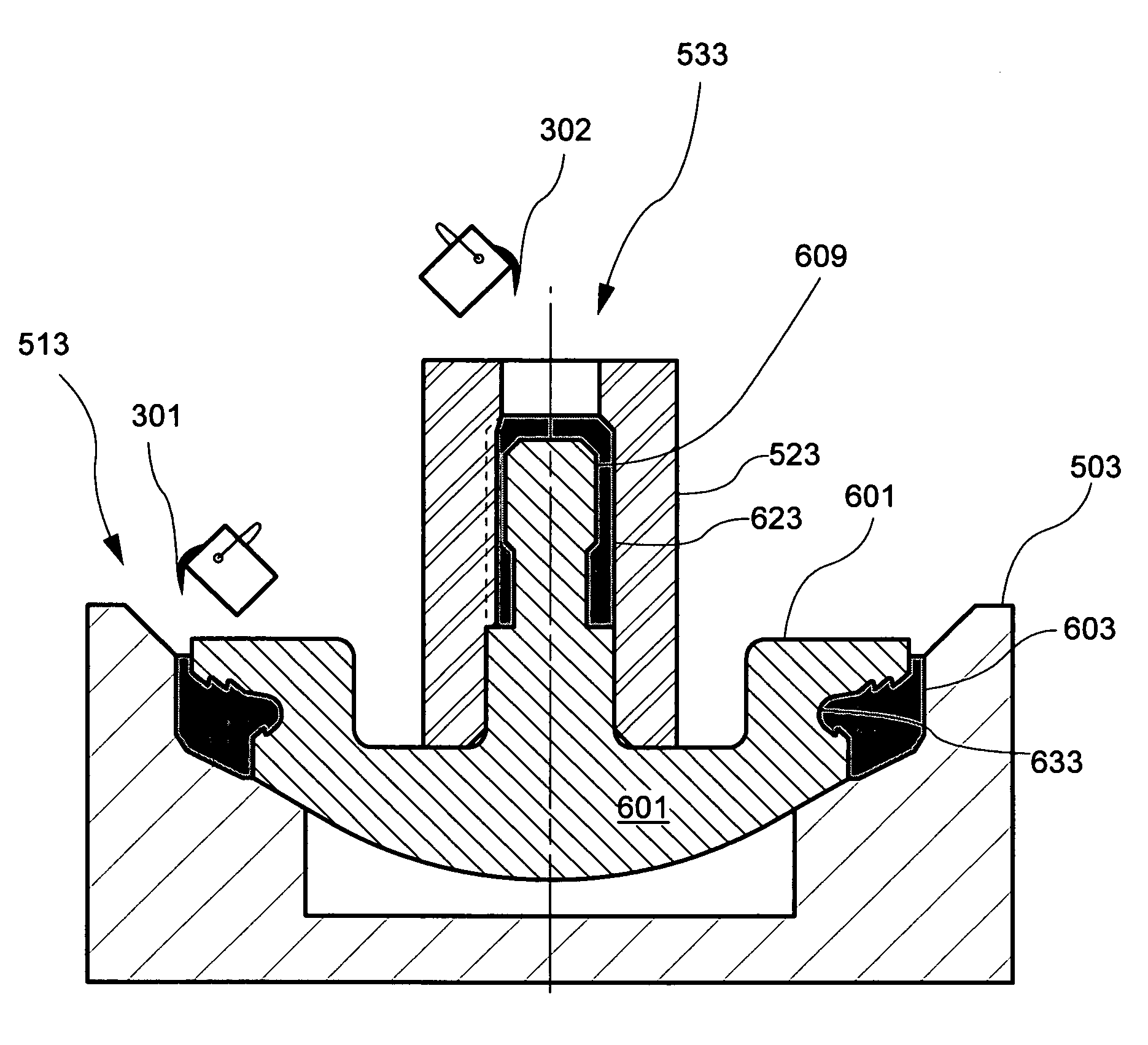 Valve body and seal assembly