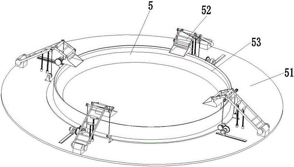 Executing mechanical arm used for complete intelligent fishpond feeding all-in-one machine