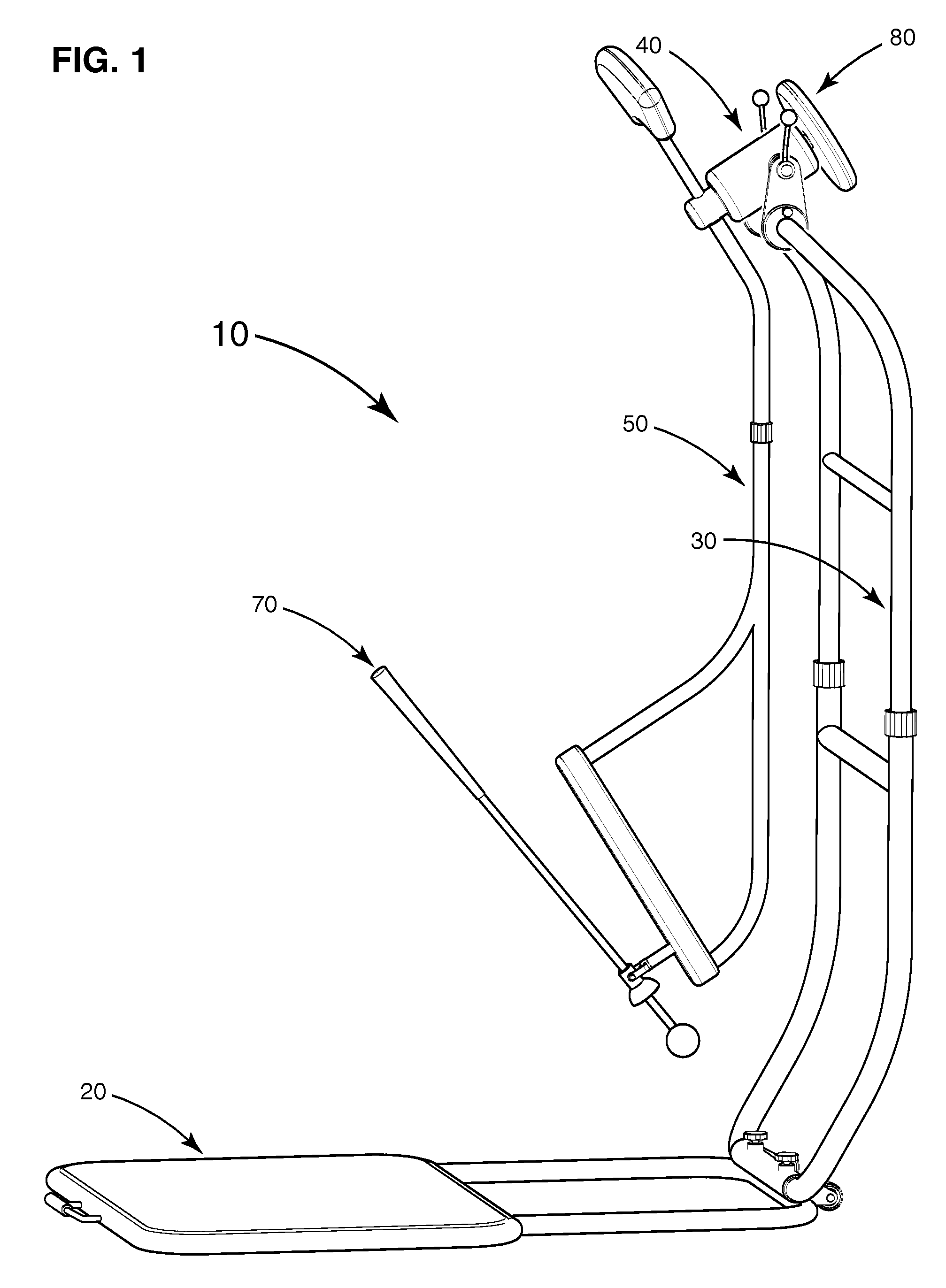 Golf swing plane training device and method