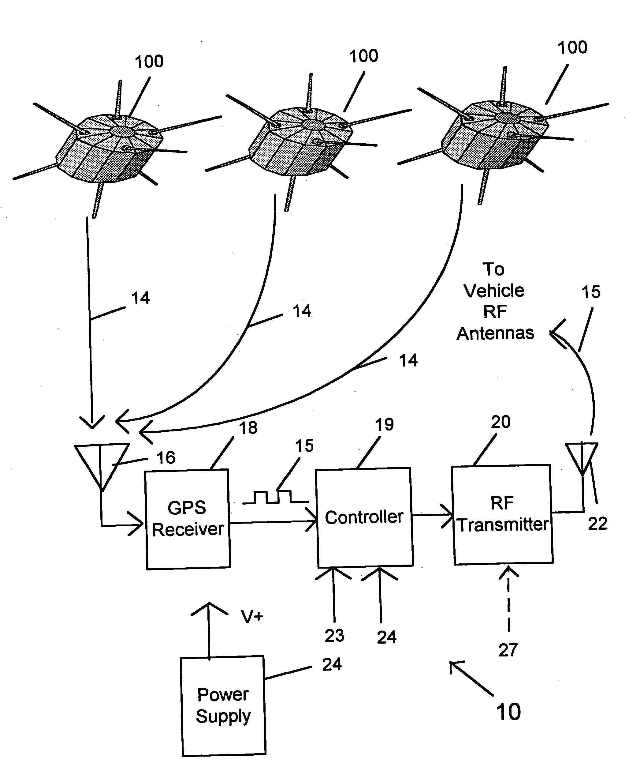 GPS-based vehicle warning and location system & method