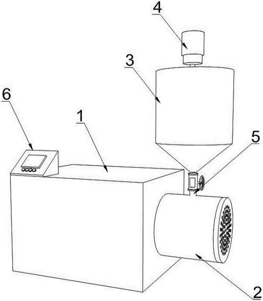 Extrusion molding equipment of soft flocculant for sewage treatment and molding method of extrusion molding equipment