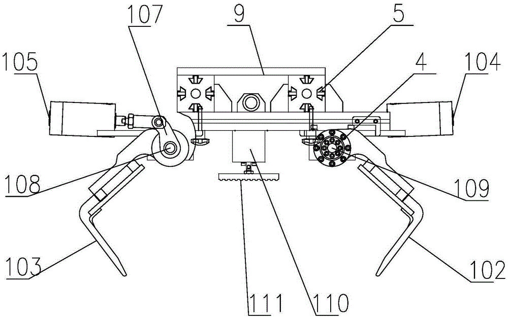 Double-position adjustable robot palletizer clamp