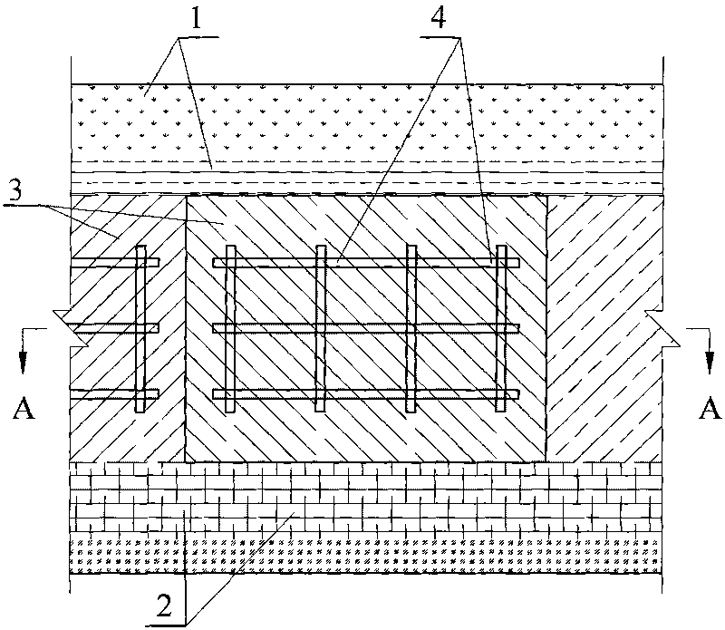 Structure and method for reinforcing walls filled in gob-side retained tunnel by arranging three-dimensional reinforcing ribs in walls