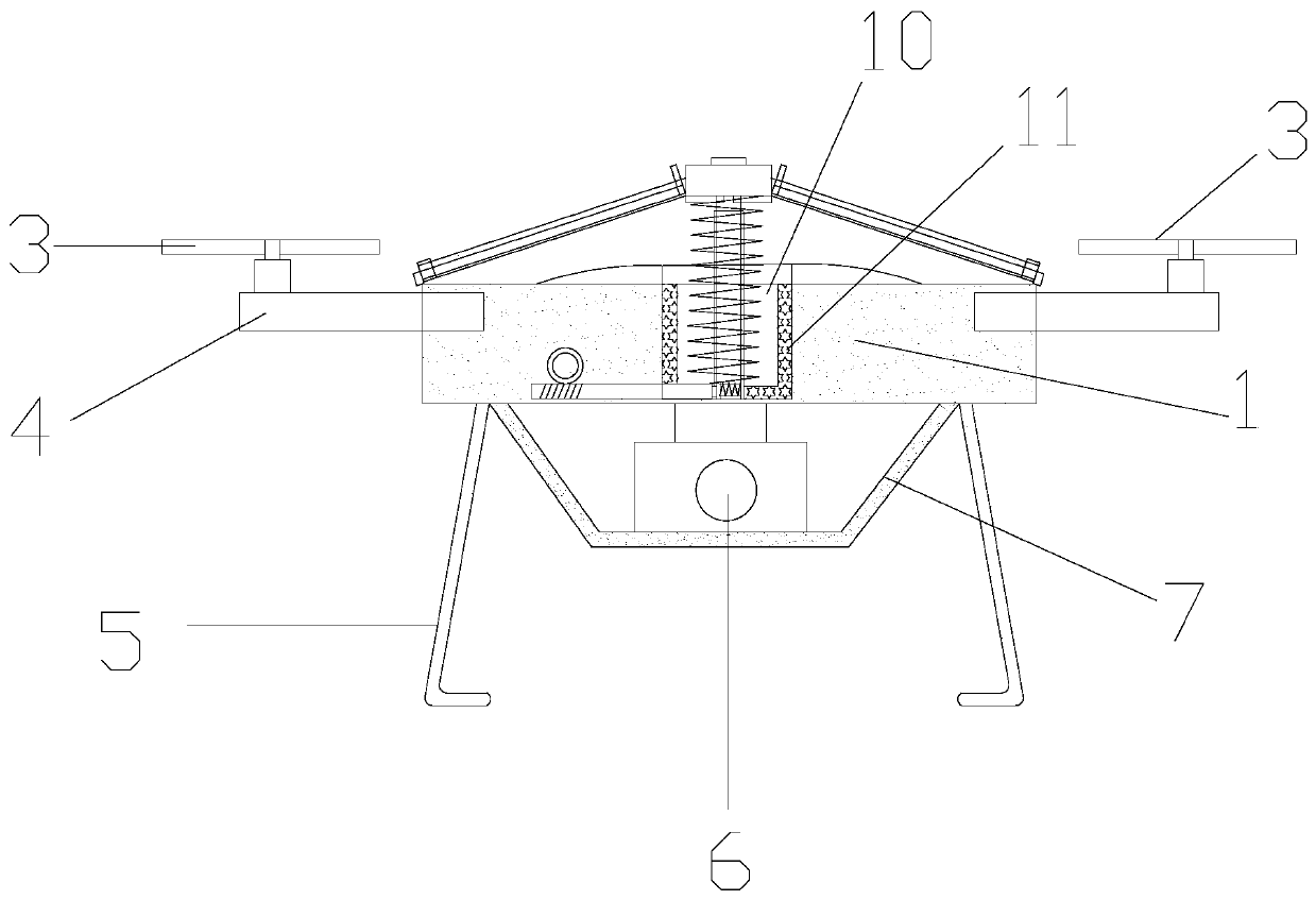 An aerial camera with intelligent steering function