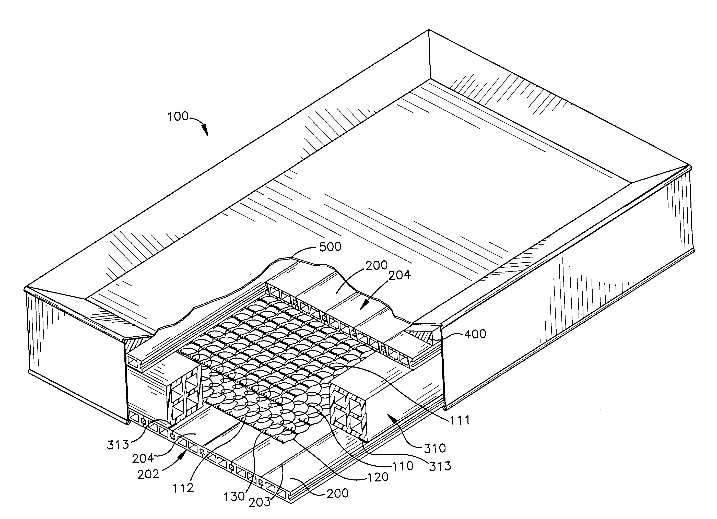 Unitized thermoplastic foam structures