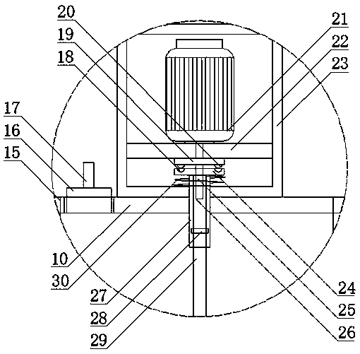 Quick barium meal stirring device for imaging department