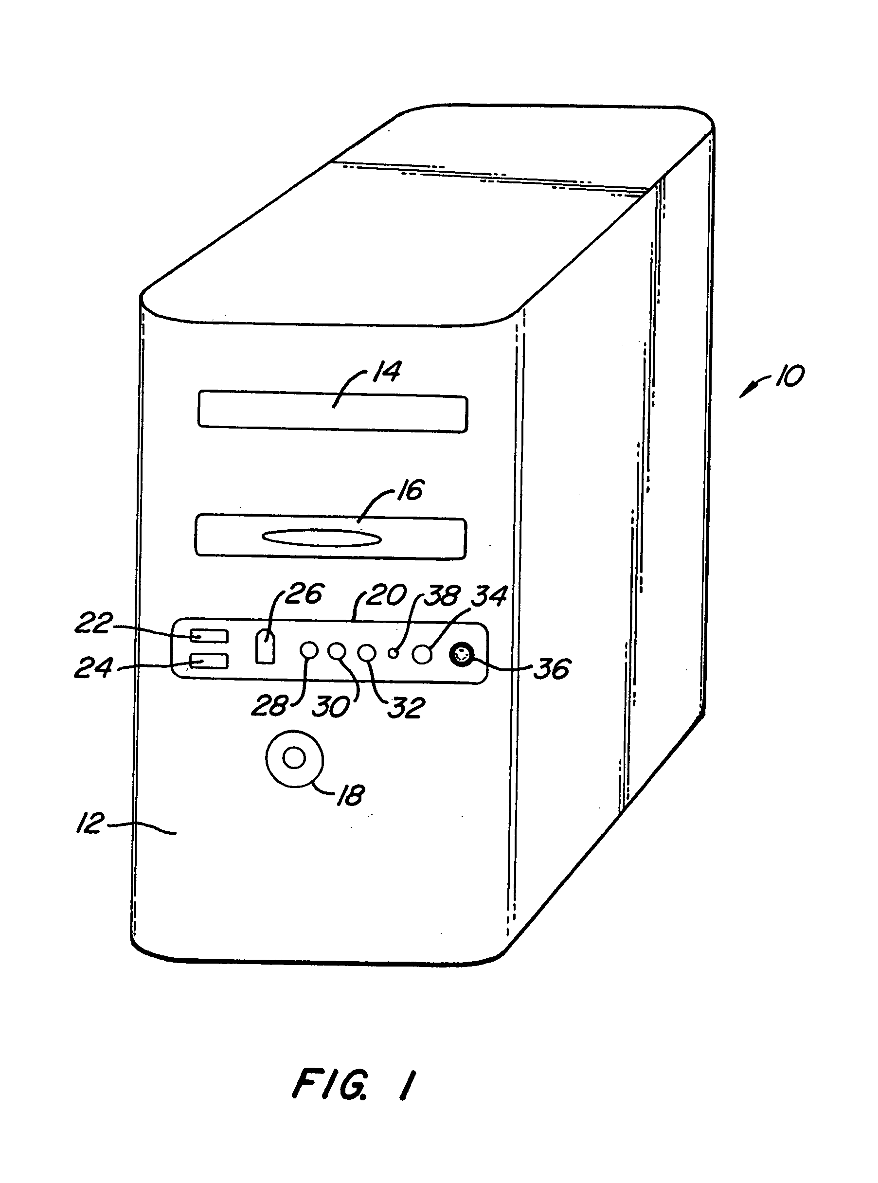 Computer input/output connector assembly